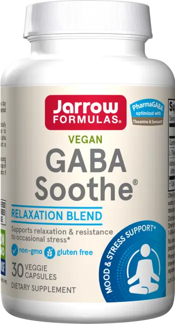 Jarrow Formulas GABA Soothe За спокойствие и ментален фокус х 30 капсули
