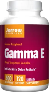 Jarrow Formulas Gamma E 300 mg Комплекс от токофероли за антиоксидантна защита х 120 Гел капсули