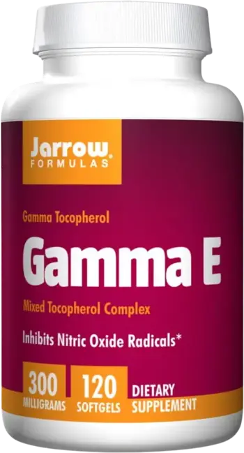 Jarrow Formulas Gamma E 300 mg Комплекс от токофероли за антиоксидантна защита х 120 Гел капсули