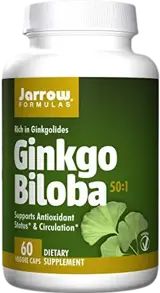 Jarrow Formulas Ginkgo Biloba 60 mg За памет и концентрация х 240 капсули