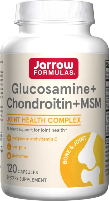Jarrow Formulas Glucosamine, Chondroitin, MSM За здрави стави и хрущяли х 120 капсули