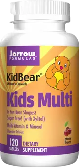 Jarrow Formulas Kid Bear® Kids Multi Дъвчащи мултивитамини за деца х 120 таблетки