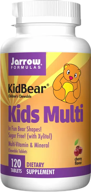 Jarrow Formulas Kid Bear® Kids Multi Дъвчащи мултивитамини за деца х 120 таблетки