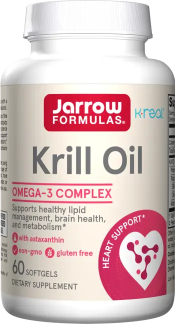 Jarrow Formulas Krill Oil В подкрепа на сърдечното и мозъчното здраве 60 Гел капсули