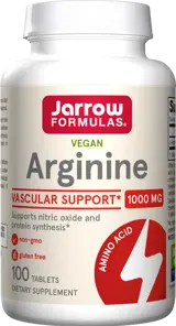 Jarrow Formulas L-Arginine 1000 mg За мускулно напомпване и възстановяване х 100 Таблетки
