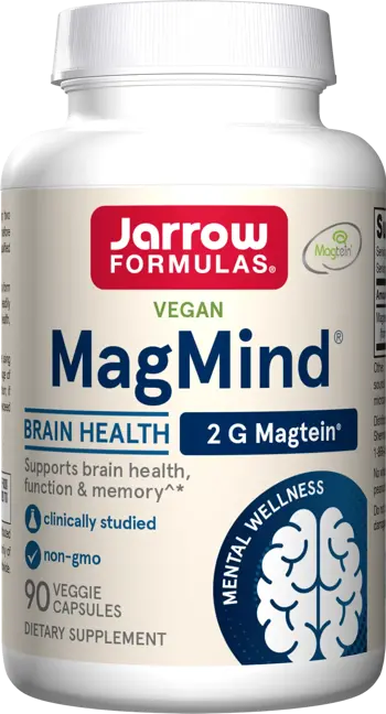 Jarrow Formulas MagMind Магнезий L-треонат за когнитивни функции и мозъчно здраве х 90 капсули