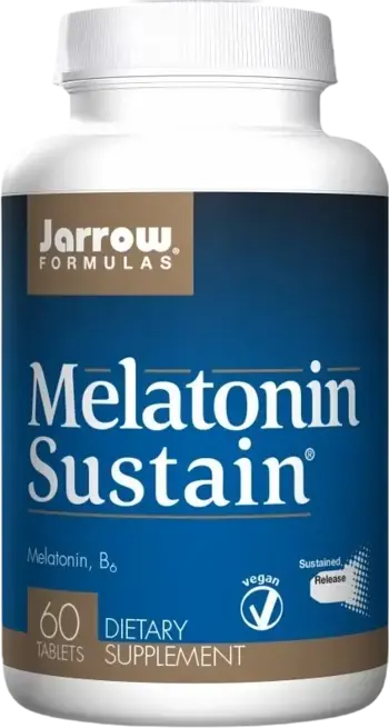 Jarrow Formulas Melatonin Sustain 1 mg Удължено освобождаване х 60 Таблетки