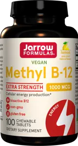 Jarrow Formulas Methyl B-12 1000 mcg Подкрепа за мозъка и нервната система х 100 Таблетки