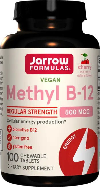 Jarrow Formulas Methyl B-12 500 mcg Дъвчащи дражета