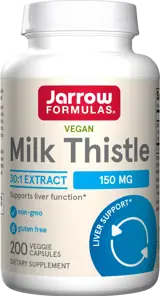 Jarrow Formulas Milk Thistle 150 mg Standardized 30:1 Extract За здраве на черния дроб