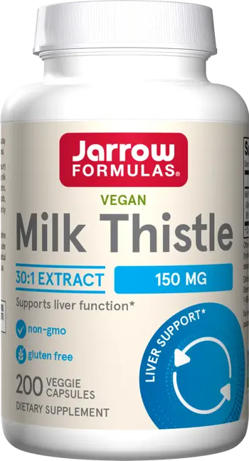 Jarrow Formulas Milk Thistle 150 mg Standardized 30:1 Extract За здраве на черния дроб х 200 капсули