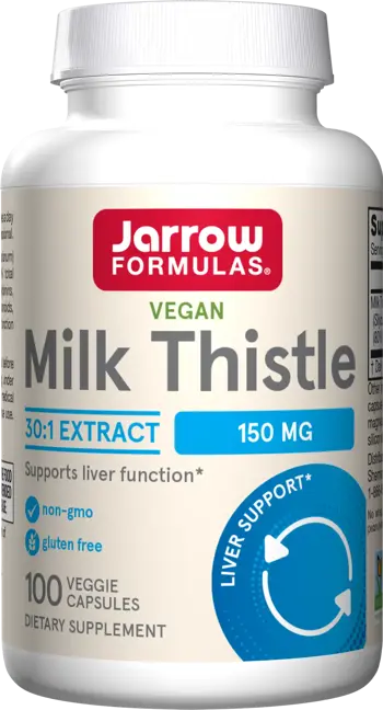 Jarrow Formulas Milk Thistle 150 mg Стандартизиран екстракт от бял трън - 100 капсули