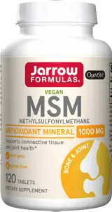 Jarrow Formulas MSM 1000 mg Подкрепа за стави и съединителна тъкан х 120 таблетки