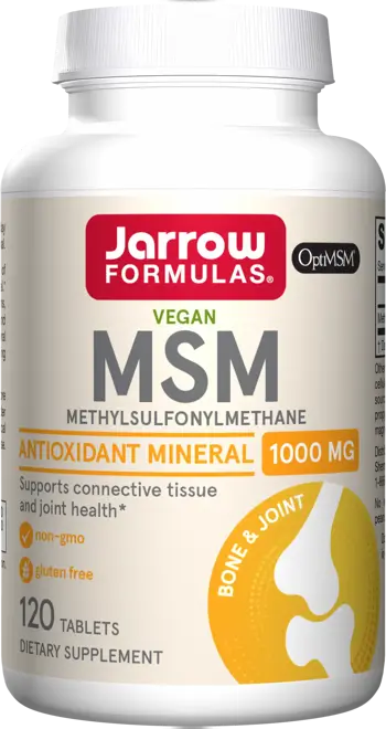 Jarrow Formulas MSM 1000 mg Подкрепа за стави и съединителна тъкан х 120 таблетки