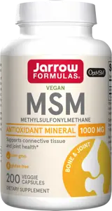 Jarrow Formulas MSM Sulfur 1000 mg Подкрепа за Стави и Съединителна Тъкан х 200 капсули