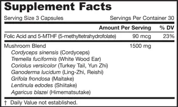 Jarrow Formulas Mushroom Optimizer Подкрепа за имунната система и енергийните нива - 90 капсули