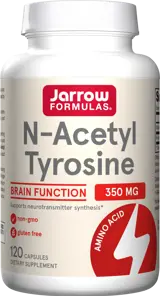 Jarrow Formulas N-Acetyl Tyrosine 350 mg В подкрепа на мозъчната функция х 120 капсули