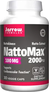 Jarrow Formulas NattoMax 100 mg Подкрепа за здравословно кръвообращение х 30 капсули