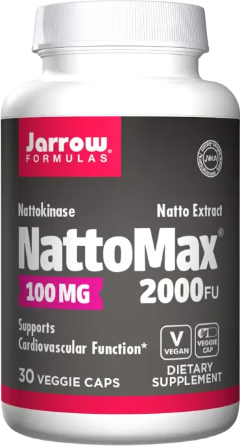 Jarrow Formulas NattoMax 100 mg Подкрепа за здравословно кръвообращение х 30 капсули
