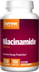 Jarrow Formulas Niacinamide 250 mg Витамин B3 без ниацин флаш - 100 капсули