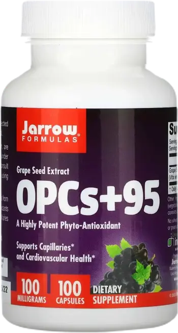 Jarrow Formulas OPCs + 95 100 mg Екстракт от гроздови семки х 100 капсули