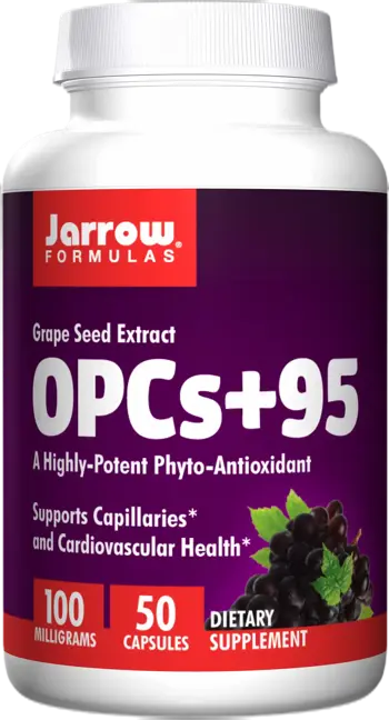 Jarrow Formulas OPCs + 95 100 mg Екстракт от гроздови семки х 50 капсули