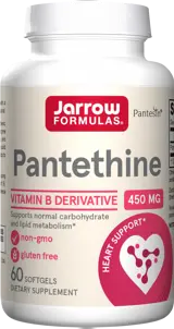 Jarrow Formulas Pantethine 450 mg Подкрепа за липидния метаболизъм х 60 Гел капсули