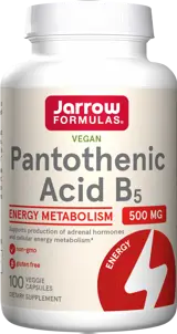 Jarrow Formulas Pantothenic Acid B5 500 mg 100 капсули