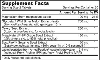 Jarrow Formulas Pressure Optimizer Подкрепа за кръвното налягане х 60 Таблетки
