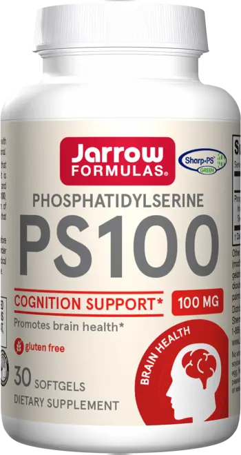 Jarrow Formulas PS 100 Фосфатидилсерин за мозъчна функция и намаляване на стреса