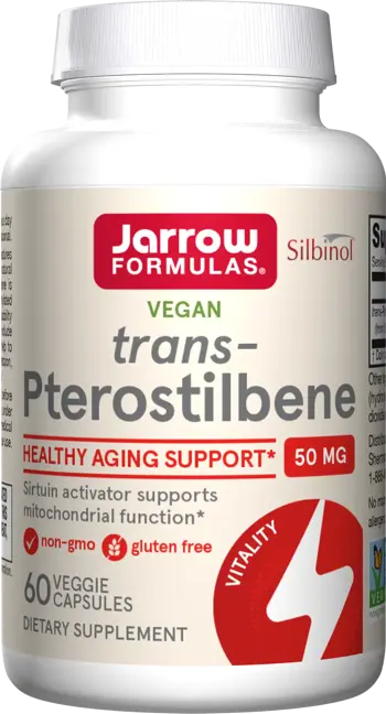Jarrow Formulas Pterostilbene 50 mg В подкрепа на дълголетието х 60 капсули