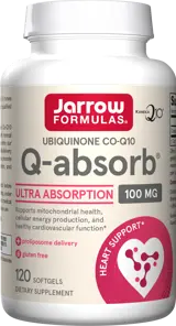 Jarrow Formulas Q-Absorb-Q10 100 mg За оптимално усвояване на Коензим Q10 х 120 гел капсули