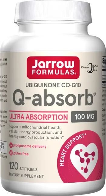 Jarrow Formulas Q-Absorb-Q10 100 mg За оптимално усвояване на Коензим Q10 х 120 гел капсули