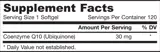 Jarrow Formulas Q-Absorb-Q10 30 mg Подкрепа за сърдечно-съдовата система х 60 Гел капсули