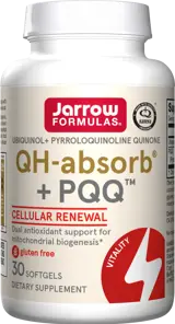 Jarrow Formulas QH + PQQ Убиквинол + Пиролохинолин Хинон - 30 Гел капсули