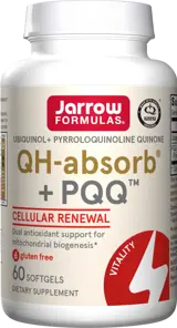 Jarrow Formulas QH + PQQ Убиквинол + Пиролохинолин хинон - 60 Гел капсули