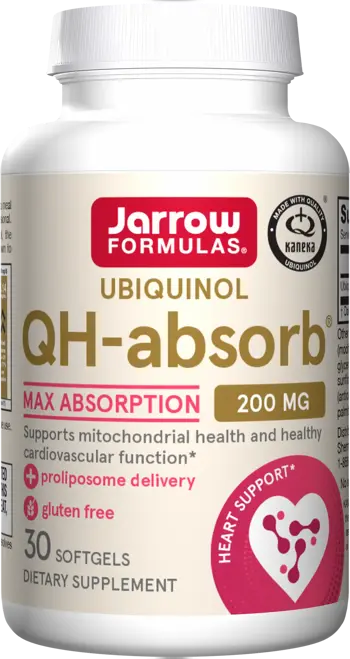 Jarrow Formulas QH-Absorb 200 mg Убиквинол за максимална абсорбция х 30 Гел капсули