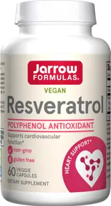Jarrow Formulas Resveratrol 100 mg За сърдечно-съдовата система х 60 капсули