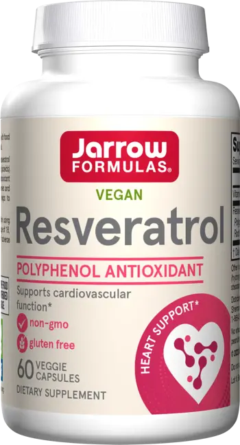 Jarrow Formulas Resveratrol 100 mg За сърдечно-съдовата система х 60 капсули