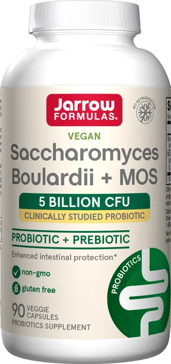 Jarrow Formulas Saccharomyces Boulardii + MOS Подкрепа за чревния тракт х 90 капсули