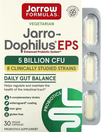 Jarrow Formulas Saccharomyces Boulardii + MOS За чревно здраве и имунитет 30 капсули