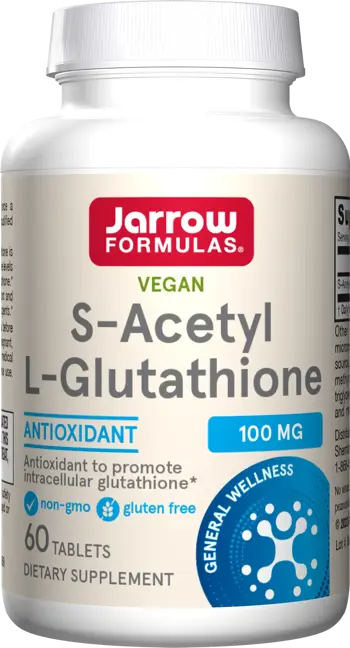 Jarrow Formulas S-Acetyl L-Glutathione 100 mg - 60 Таблетки, 60 Дози