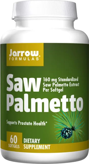 Jarrow Formulas Saw Palmetto Подкрепа за здравето на простатата - 60 Гел капсули