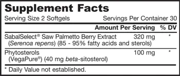Jarrow Formulas Saw Palmetto Подкрепа за здравето на простатата - 60 Гел капсули