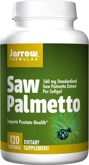 Jarrow Formulas Saw Palmetto В подкрепа на здравето на простатата 120 гел капсули