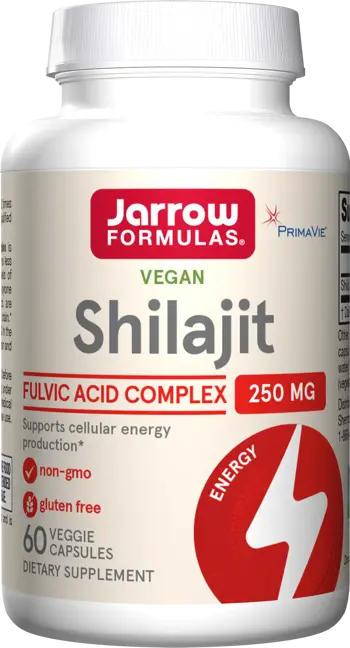 Jarrow Formulas Shilajit Fulvic Acid Complex 250 mg Подкрепа за енергия и митохондриална функция х 60 капсули