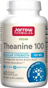 Jarrow Formulas Theanine 100 mg За релаксация и фокус х 60 капсули