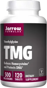 Jarrow Formulas TMG 500 mg Подкрепа за сърдечно-съдовата система и ДНК х 120 Таблетки