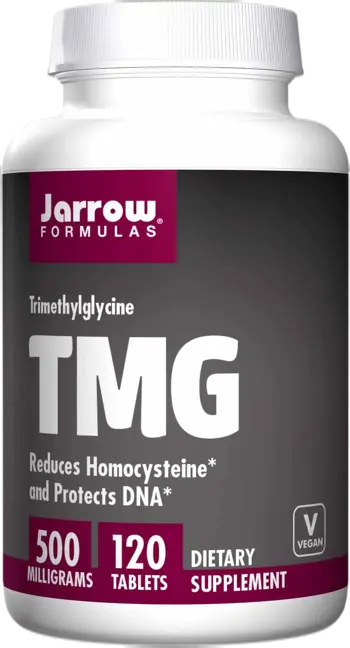 Jarrow Formulas TMG 500 mg Подкрепа за сърдечно-съдовата система и ДНК х 120 Таблетки