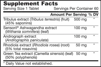 Jarrow Formulas Tribulus Complex За сила, енергия и възстановяване х 60 Таблетки